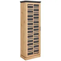 Xora SKŘÍŇ NA ODĚV, tmavě šedá, dub artisan, 63,1/195,2/38,5 cm