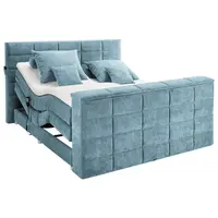 Carryhome POSTEL BOXSPRING, 180/200 cm, modrá