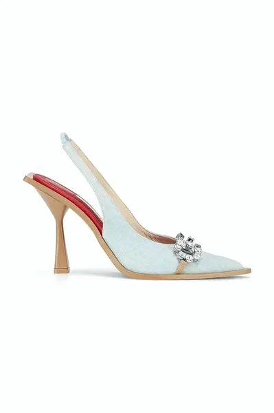 Lodičky GOD SAVE QUEENS DREAM DENIM MULES