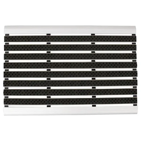 Esposa DVEŘNÍ ROHOŽKA, černá, barvy hliníku