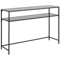 KONZOLOVÝ STOLEK, černá, kompozitní dřevo, 120/79/35 cm