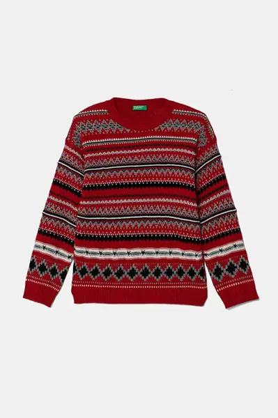 Dětský svetr s příměsí vlny United Colors of Benetton