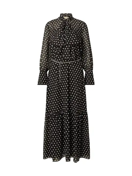 MICHAEL Michael Kors Šaty  čierna / biela