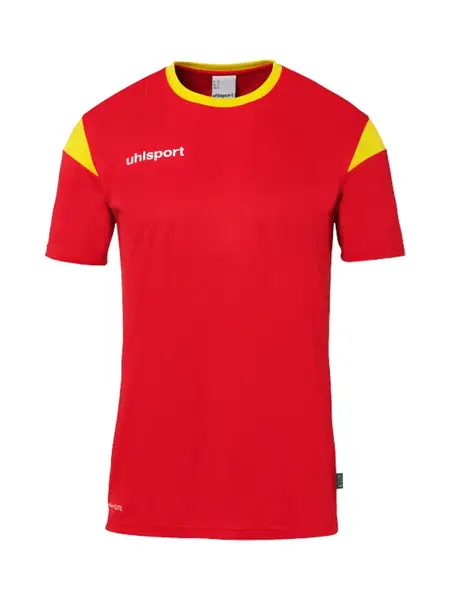 UHLSPORT Funkčné tričko  tmavožltá / červená