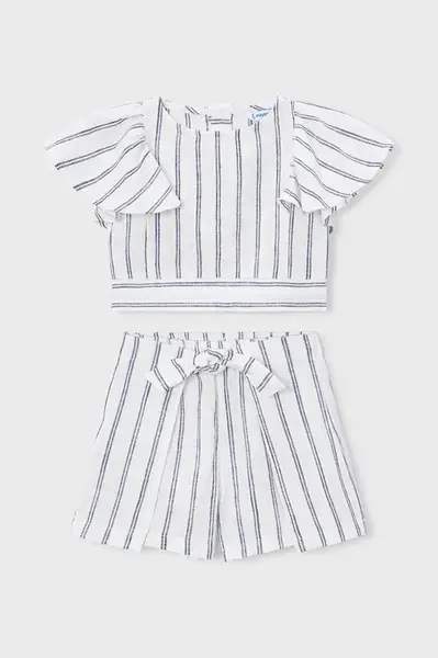 Dětská souprava s příměsí lnu Mayoral