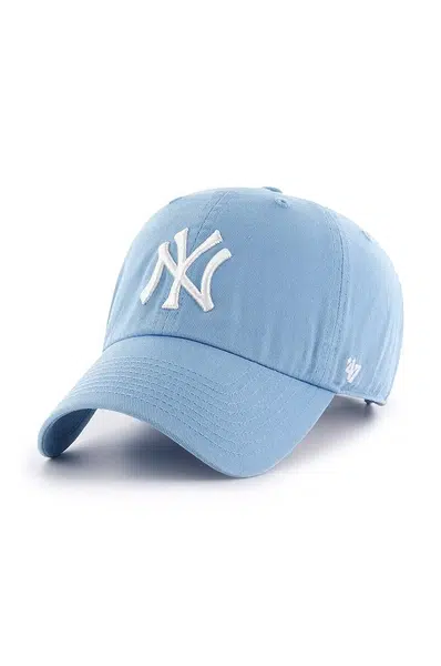 Bavlněná baseballová čepice 47brand MLB New York Yankees s aplikací, B-RGW17GWSNL-COA
