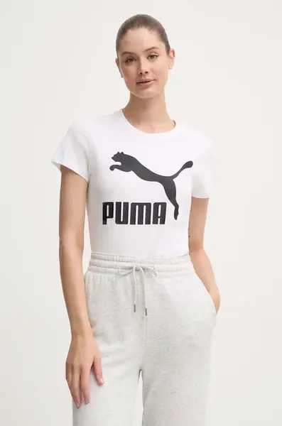 Bavlněné tričko Puma Classic Logo Tee
