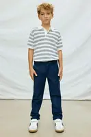 Kalhoty s lněnou směsí pro děti Mayoral