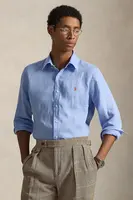 Lněná košile Polo Ralph Lauren Long Sleeve Sport Shirt