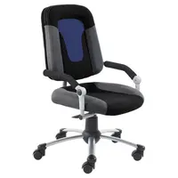 Stylife OTOČNÁ ŽIDLE PRO MLÁDEŽ, antracitová, modrá, černá