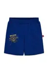 Dětské bavlněné šortky Lego tmavomodrá barva
