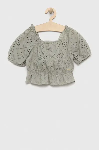 Dětská bavlněná halenka Guess