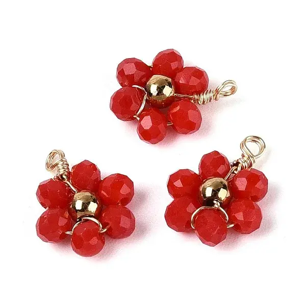 Glass with 304 Stainless Steel Pendants