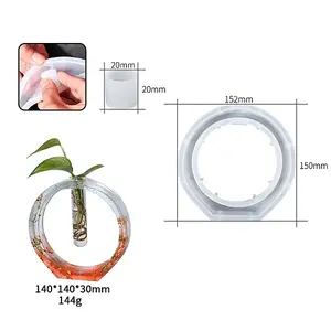 DIY Hydroponic Flower Holder Silicone Molds