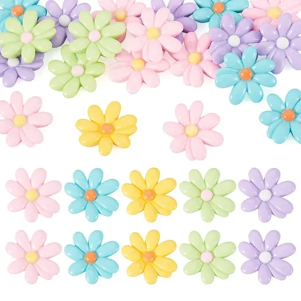 20Pcs Opaque Resin Cabochons