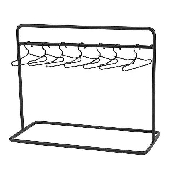 Iron Doll Clothes Rack & Hangers