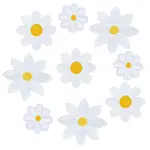 36Pcs 3 Styles Polyester Iron on/Sew On Patches