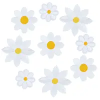 36Pcs 3 Styles Polyester Iron on/Sew On Patches