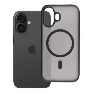 Zadní kryt FLEXLINE MAG COVER Case compatible with MagSafe pro Apple iPhone 17, černá