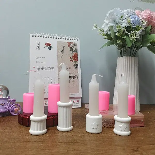 Pillar DIY Silicone Candle Holders