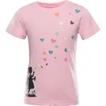 ALPINE PRO GRITO Dívčí triko, růžová, velikost 140-146