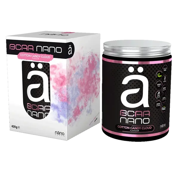 Näno Supps BCAA Nano 420g - cukrová vata