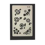 Eco-Friendly PET Plastic Hollow Painting Silhouette Stencil