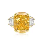 Brass Micro Pave Cubic Zirconia Finger Rings