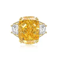 Brass Micro Pave Cubic Zirconia Finger Rings