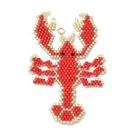 Beaded Crayfish Charms