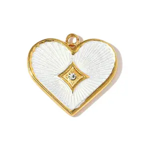 304 Stainless Steel Enamel Pendants