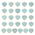 26Pcs 26 Styles Alloy Enamel Pendants