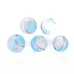 Transparent Handmade Blown Glass Globe Beads