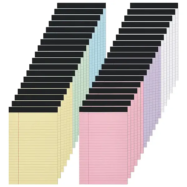 36Pcs 6 Colors Paper Notebook