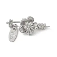 Brass Micro Pave Cubic Zirconia Fold Over Clasps