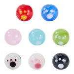 16Pcs 8 Colors Handmade Lampwork Beads
