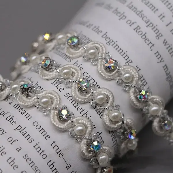 Polyester Wavy Lace Ribbon