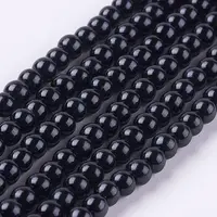 Eco-Friendly Dyed Glass Pearl Round Beads Strands