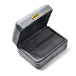 Rectangle Velvet Double Ring Storage Box