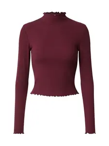 EDITED Tričko 'Daniela'  burgundská