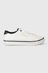 Tommy Hilfiger Kožené tenisky Tommy Hilfiger TH HI VULC CORE LOW LEATHER ESS