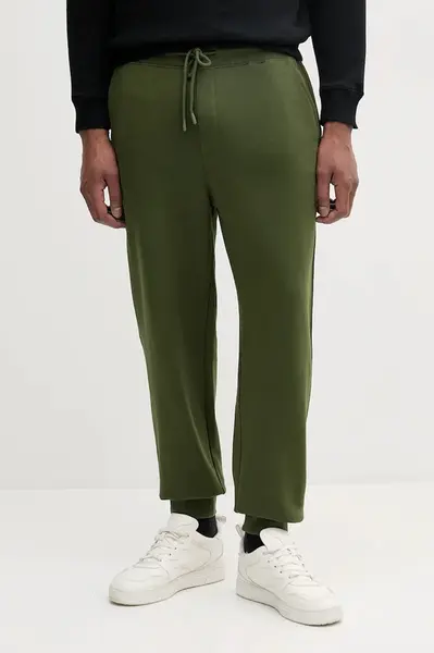 Bavlněné tepláky United Colors of Benetton modrá barva, 342ZUF01B