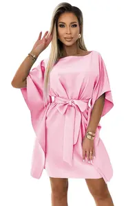 Motýlí šaty se zavazováním v pase Numoco