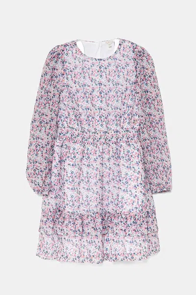 Dívčí šaty Guess modrá barva, mini, J5RK22 WA2T0