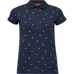 Willard TSHIRT 252736 Dámské triko s límečkem, tmavě modrá, velikost