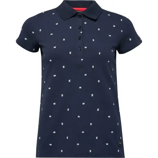 Willard TSHIRT 252736 Dámské triko s límečkem, tmavě modrá, velikost