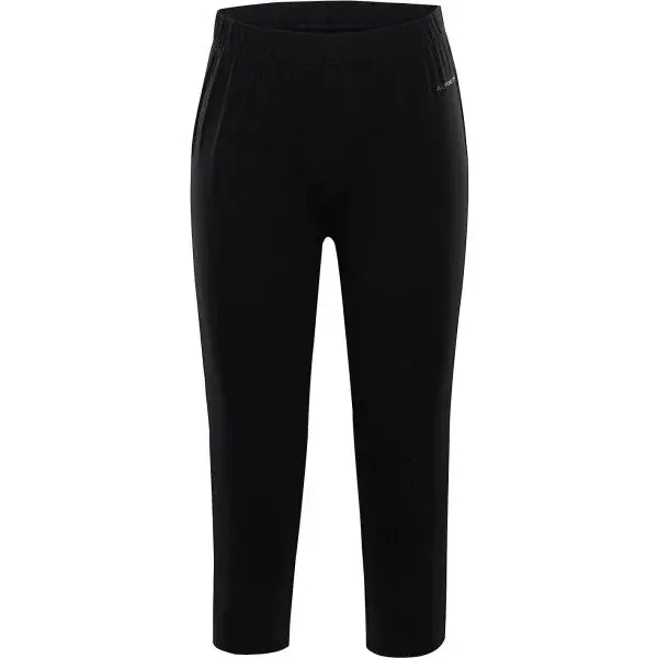 ALPINE PRO DEWESA Dámské capri kalhoty, černá, velikost