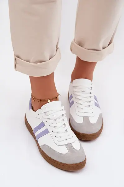 Zazoo N1068 dámské nízké tenisky bílo-modré