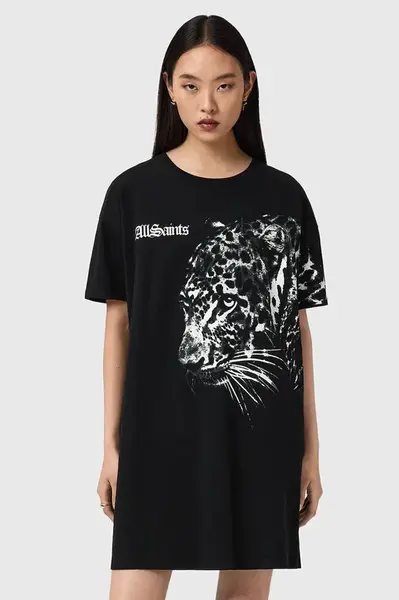 Bavlněné šaty AllSaints ZAYA