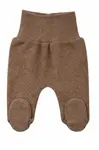 Baby Nellys Pletené kojenecké polodupačky Hand Made, Baby Nellys, hnědé, vel.56